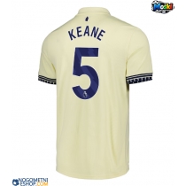 Moški Nogometni dresi Everton Michael Keane #5 Gostujoči 2025-26 Kratek Rokav
